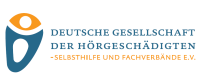 Logo Deutsche Gesellschaft der Hrgeschdigten - Selbsthilfe und Fachverbnde e.V.