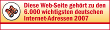 Diese Web-Seite gehrt zu den 6.000 wichtigsten deutschen Internet-Adressen 2007, www.web-adressenbuch.de