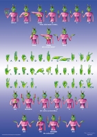 Fingeralphabet-Poster