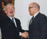 Bundesprsident Johannes Rau und Dr. Ulrich Hase