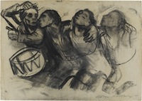 Kthe Kollwitz „Die Freiwilligen“, 1920, Staatsgalerie Stuttgart @VG Bild-Kunst, Bonn 2011