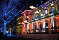 Frankfurter Brse whrend der Luminale 2008