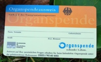 Organspendeausweis