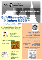 Plakat - Jubilumsfeier 5 Jahre KGGS