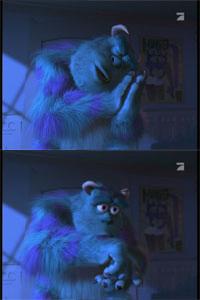 das gebrdendes kuschelige blaue Riesenmonster Sulley 