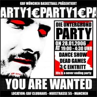 Plakat - 1� Party You are wanted