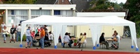das Vereinsheim beim Sommerfest 2008 