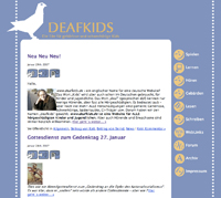 DEAFKIDS-webseite