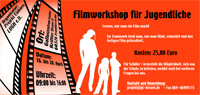 Plakat - Filmworkshop für Jugendliche