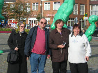 Sieglinde mit ihrer Gastfamilie