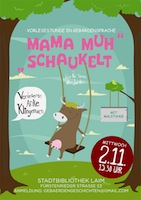 Vorlesestunde in Gebrdensprache: Mama Muh schaukelt