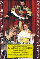 Plakat ' Gestisches Theater Berlin e.V.