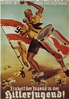 Plakat - Einheit der Jugend in der Hitlerjugend !