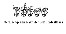 Logo von iDeas - Interessengemeinschaft der Deaf stundentInnen