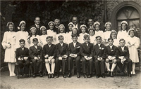 Gruppenfoto Kommunion 1947