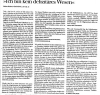 Leserbriefe in der ZEIT zum Artikel 'Die Erhrte'