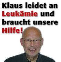 Klaus leidet an Leukmie und braucht unsere Hilfe