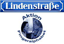 Logo von Lindenstrae, Aktion Fingeralphabet