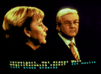 Duell Merkel - Steinmeier