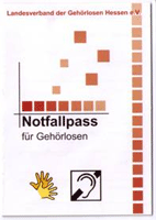 Notfallpass fr Gehrlosen 