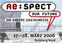 Logo von RE:SPECT our future DIE ANDERE JUGENDMESSE 