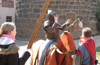 Ritter auf Burg Mildenstein