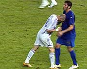 Materazzi und Zidane im WM